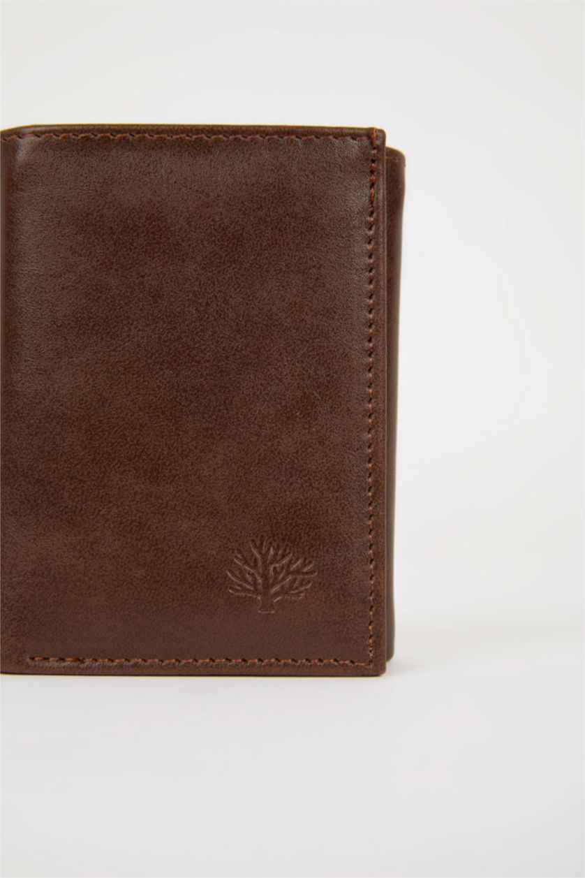 Erkek Kahve Erkek Suni Deri Cüzdan