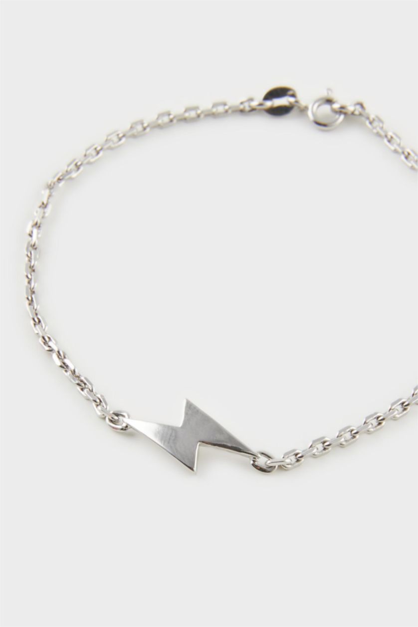 Erkek Kırmızı AtolyeWolf x DeFacto Erkek 2'li Kalın İp Çelik Parçalı ve Çelik Zincir Bileklik