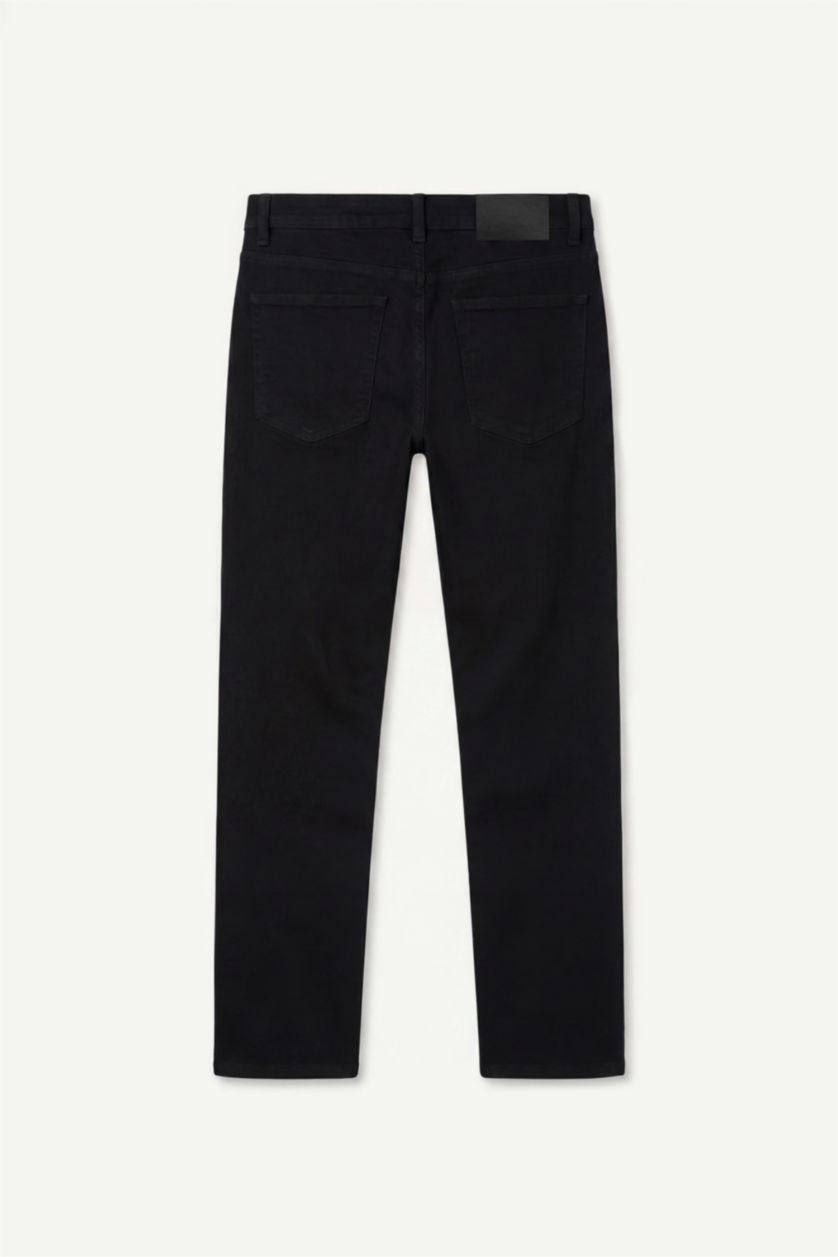 Erkek Siyah Sergio Regular Fit Jean Pantolon