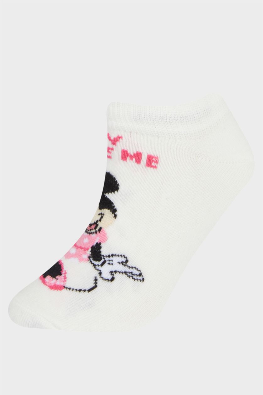 FILLES Karma Lot de 3 paires de Chaussettes courtes en coton Mickey Mouse pour fille