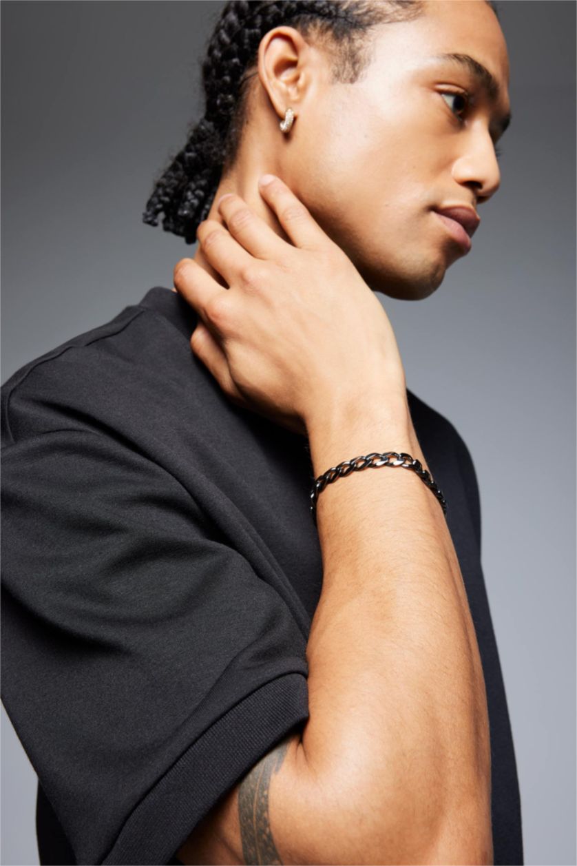 رجالي أسود اسورة رجالي سميك من AtolyeWolf x DeFacto