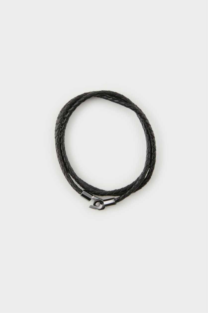 رجال أسود اسورة رجالي اسود من AtolyeWolf x DeFacto