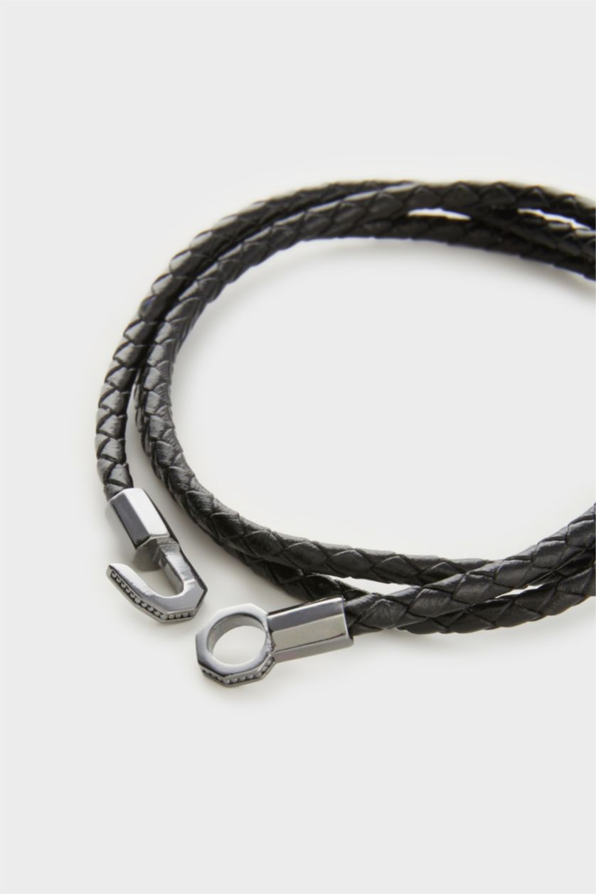 رجال أسود اسورة رجالي اسود من AtolyeWolf x DeFacto