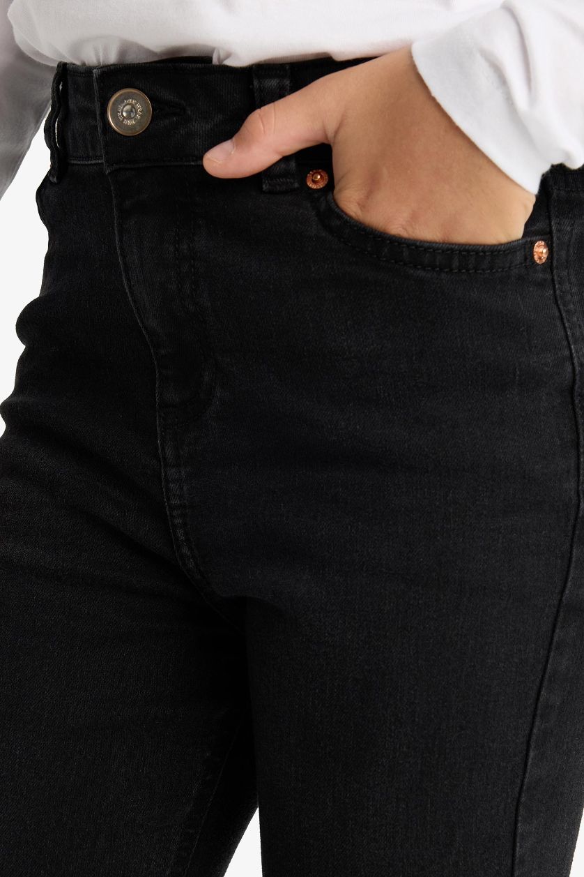 Girls & Teens Black Girl Flare Fit Jeans