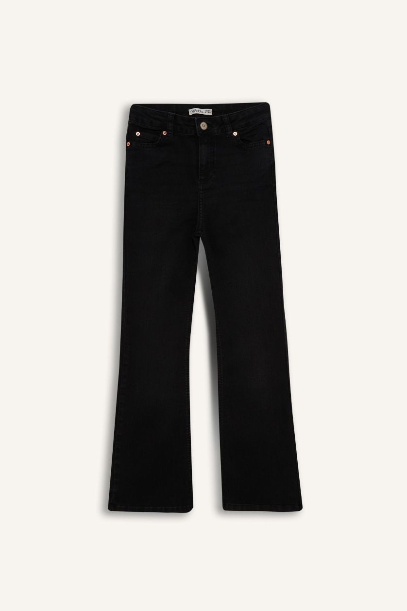 Girls & Teens Black Girl Flare Fit Jeans