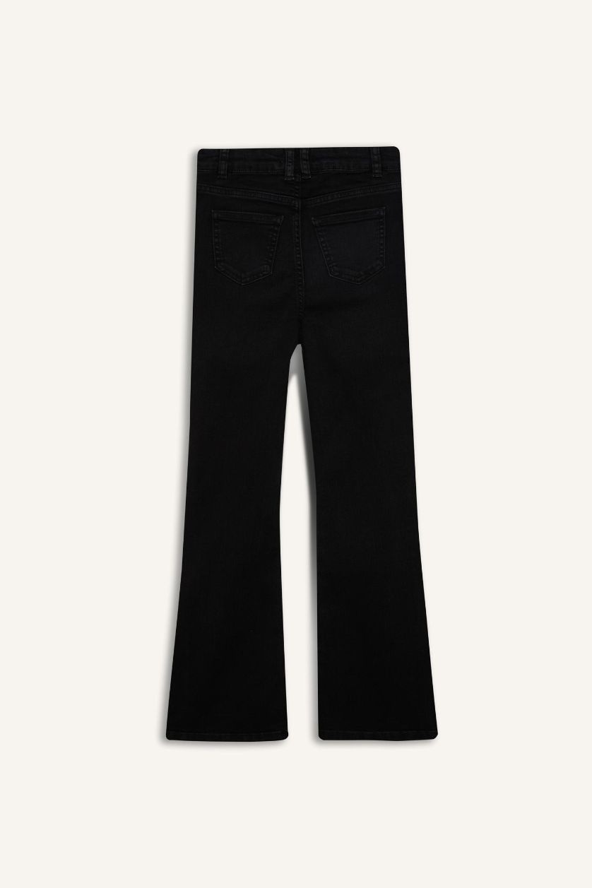 Girls & Teens Black Girl Flare Fit Jeans