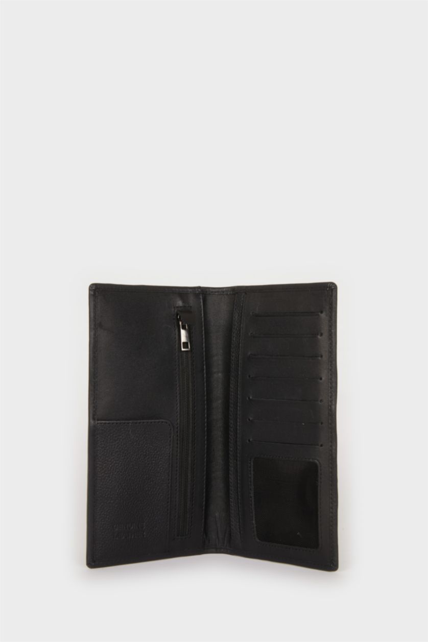 رجالي أسود محفظة رجالي جلد