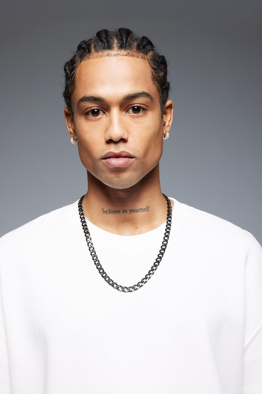 MAN Black Atolyewolf x Defacto Man Thick Chain Necklace