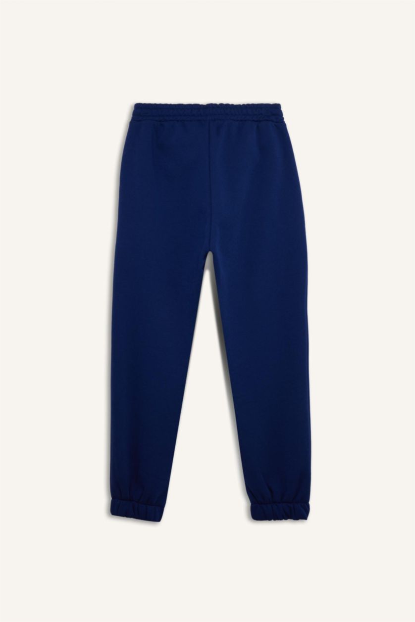 WOMAN Sax Basic Elastic Waist Leg Thick Jogger Sweatpants