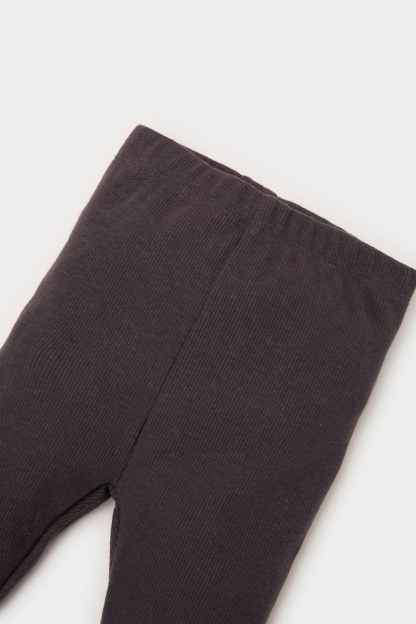 Erkek Bebek Antrasit Basic Düz Fitilli Kaşkorse Alt Erkek Bebek