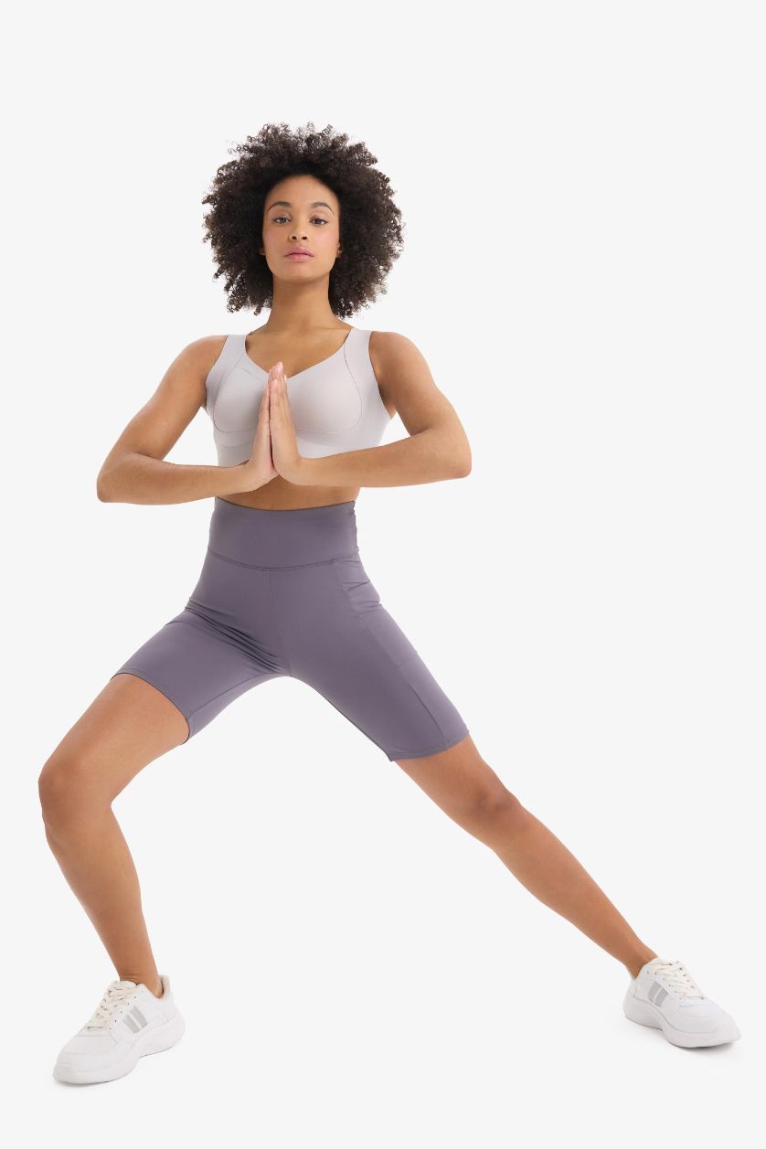 FEMME Violet Legging de sport taille haute de DeFactoFit