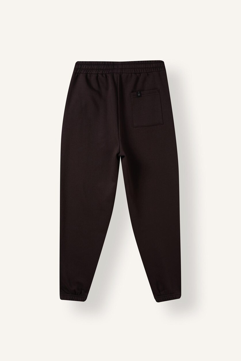 MAN Brown Regular Fit Long Jogger Trousers with Pockets