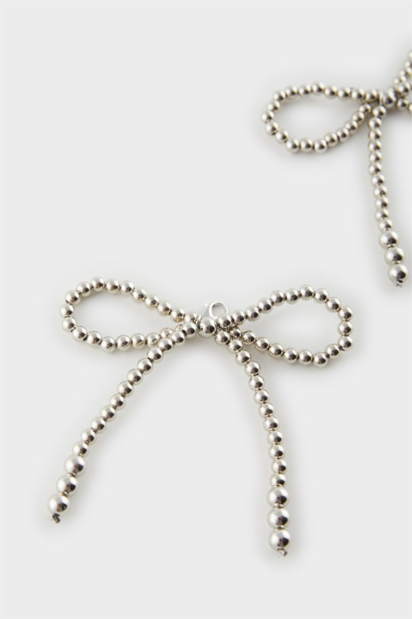 Kadın Gümüş Kadın Silver Kurdele Terlik Süsü