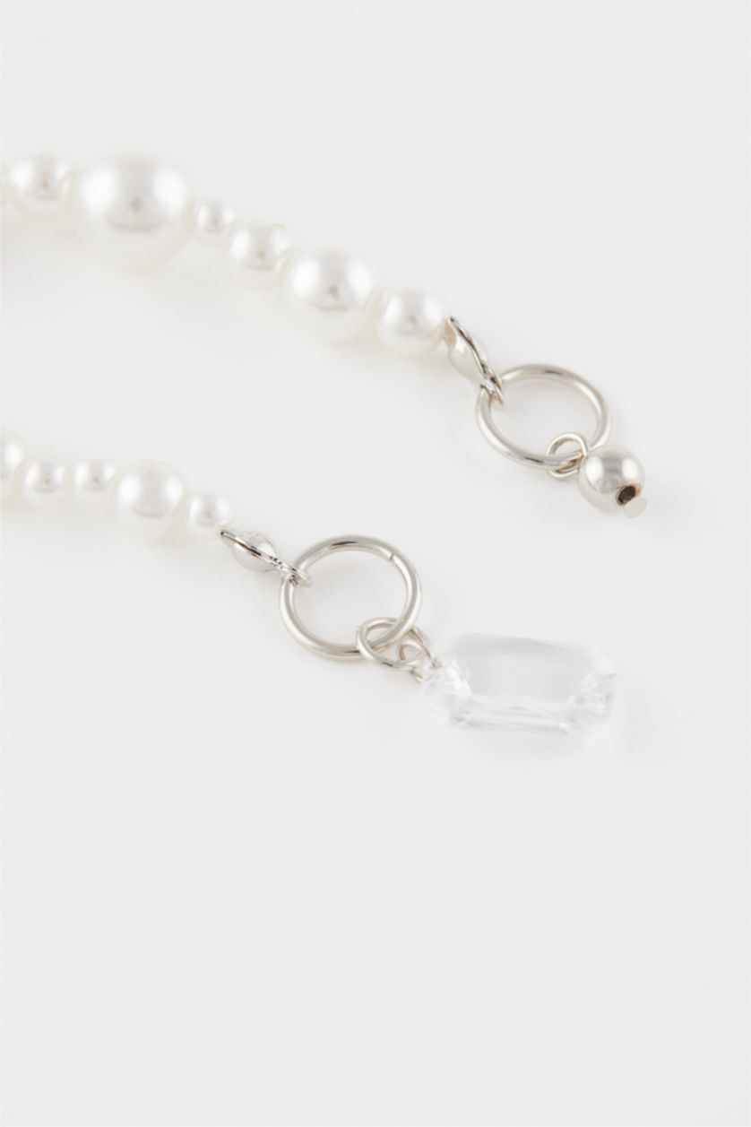 Kadın Karma Kadın 3'lü İnci Detaylı Terlik Süsü