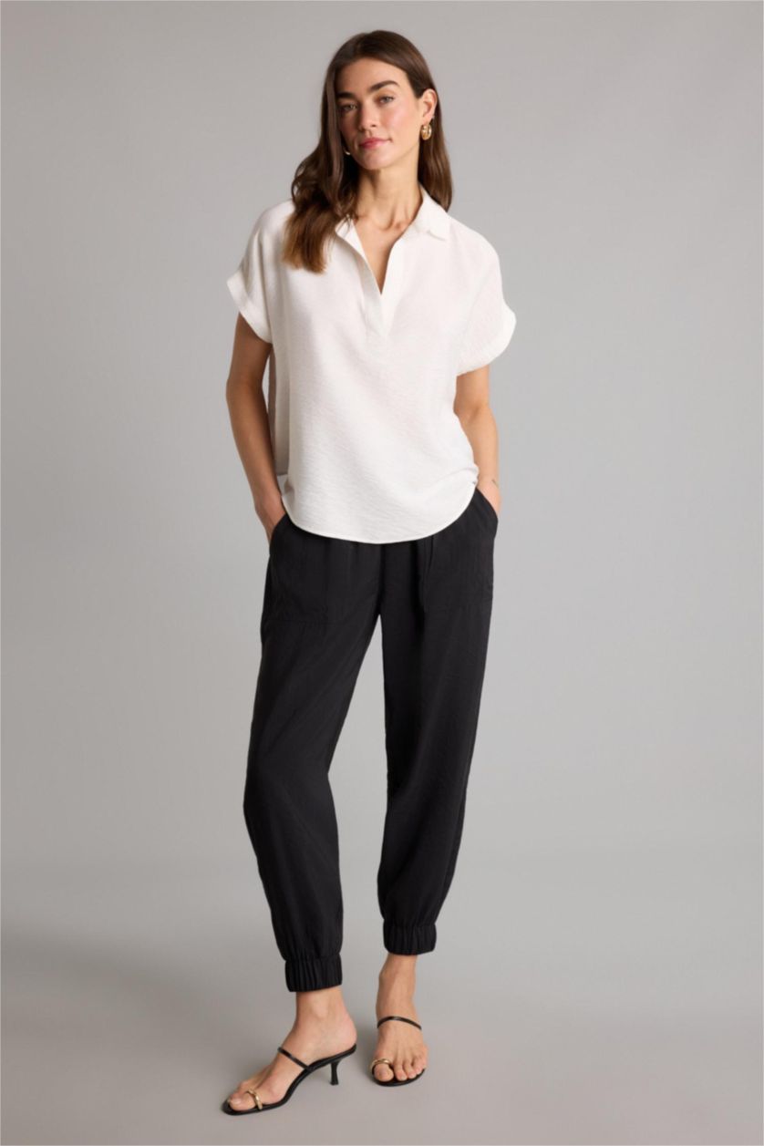 Женщины Белый Regular Fit