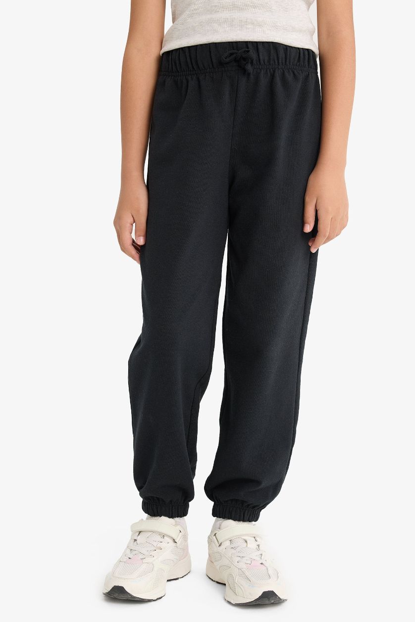 بنات أسود بنطرون بجامة بناتي - قطعتين