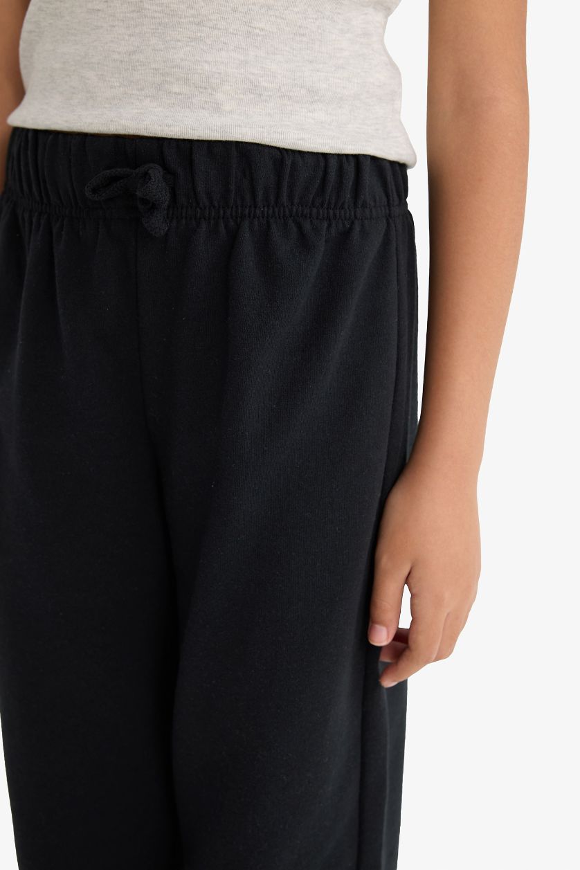 بنات أسود بنطرون بجامة بناتي - قطعتين