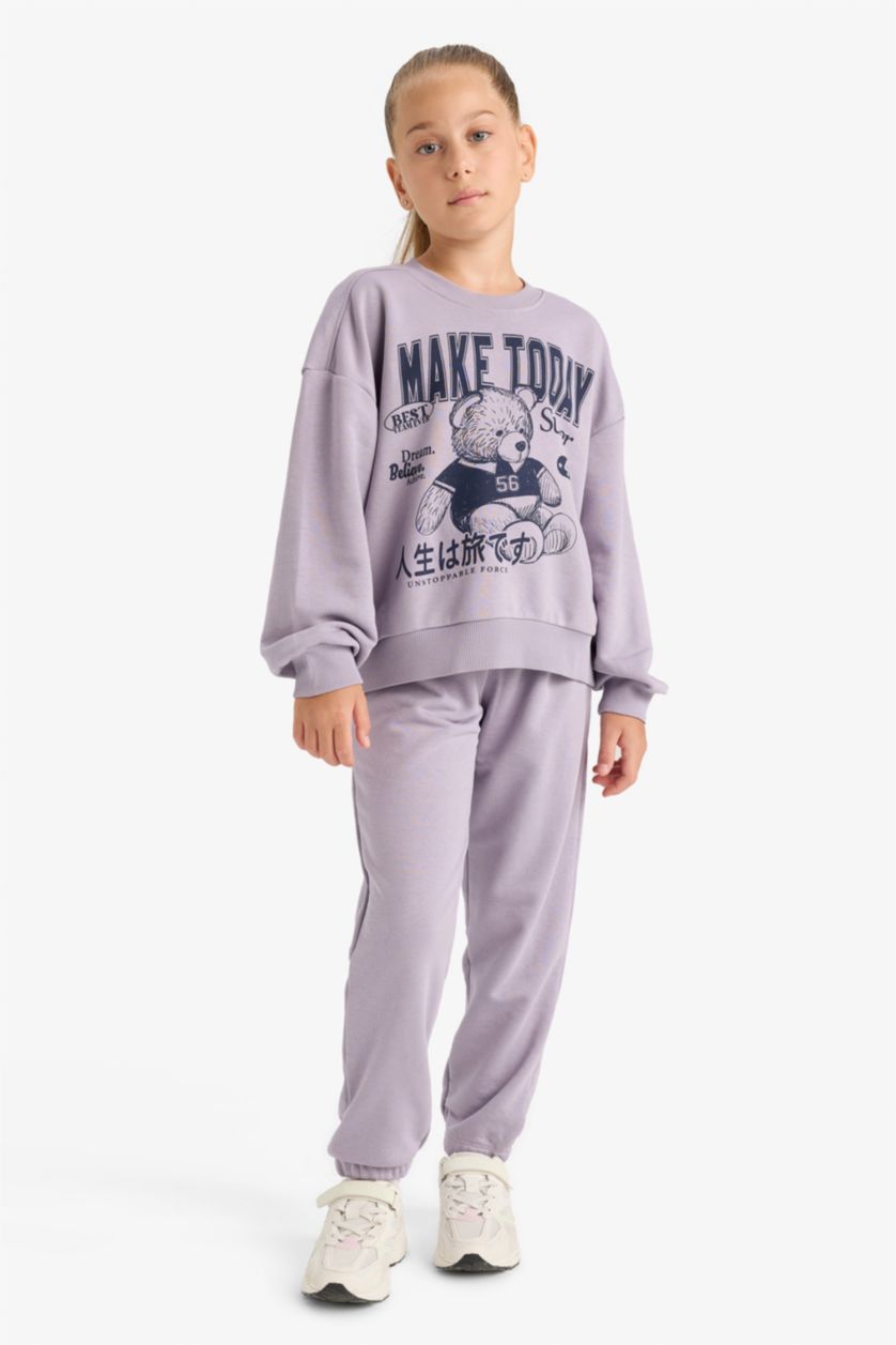 Girls & Teens Lilac 2 piece Jogger Standard Fit Set