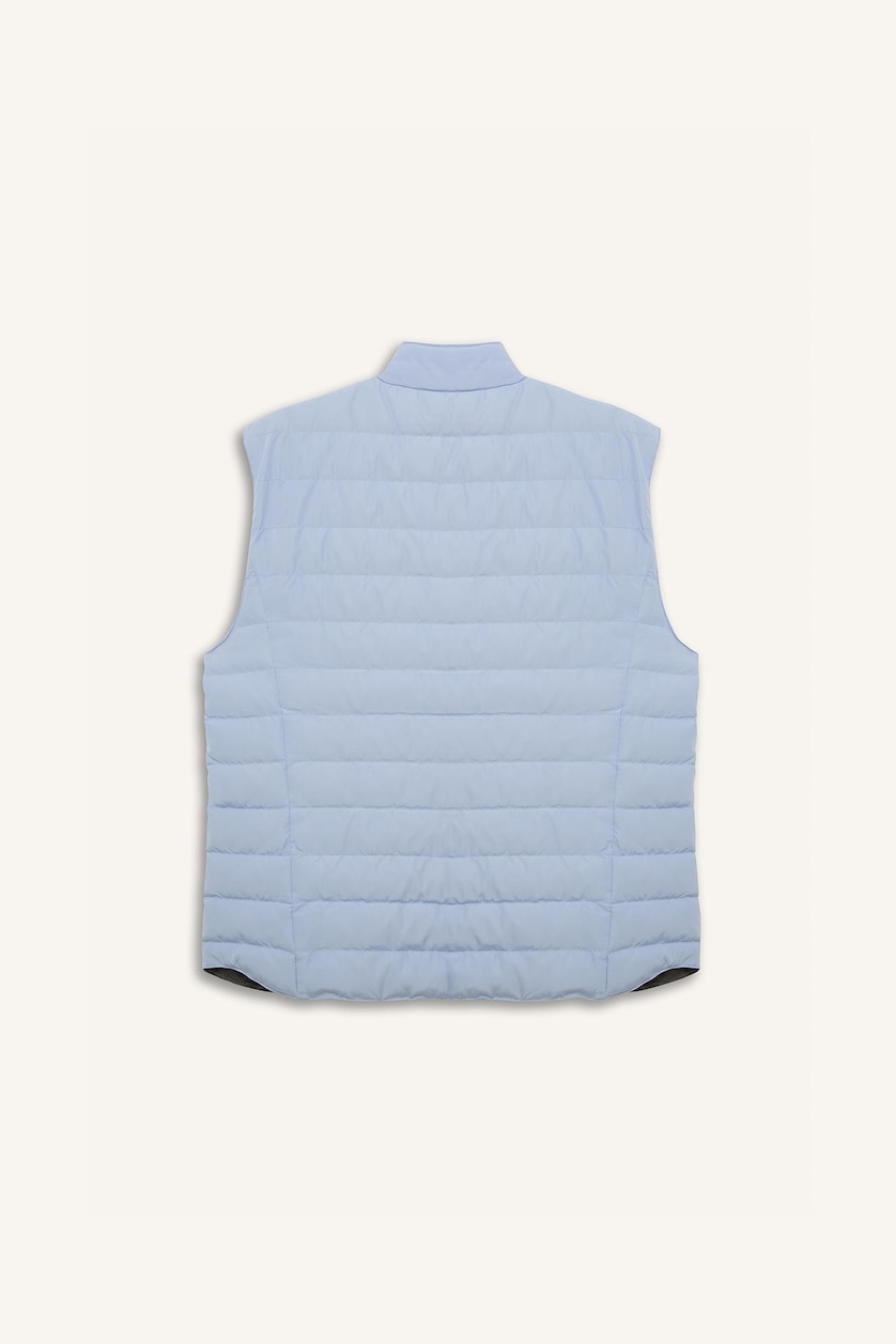 Men Light Blue Vest