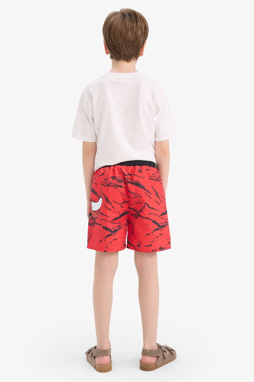 أولادي أحمر شورت بحر اولادي من شيكاغو بولز