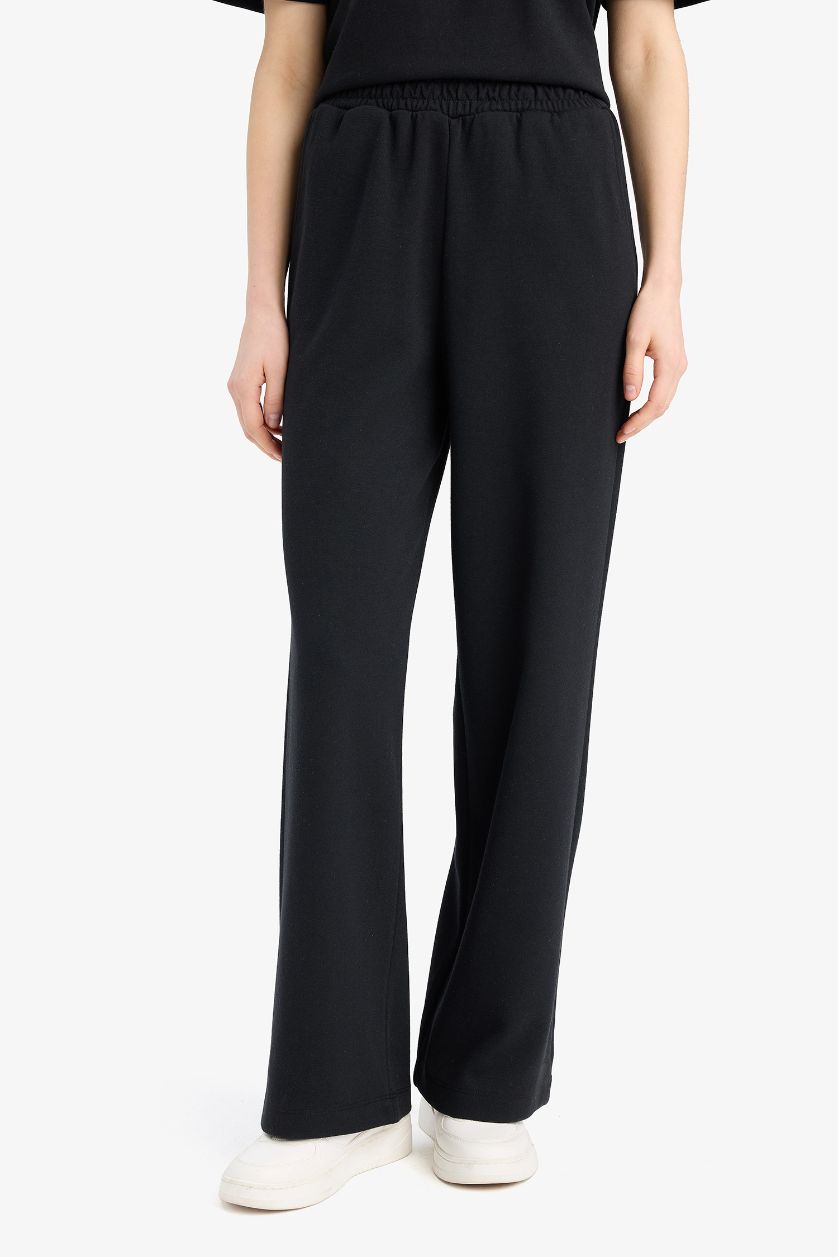 نساء أسود سيت قصة مريحة - قطعتين