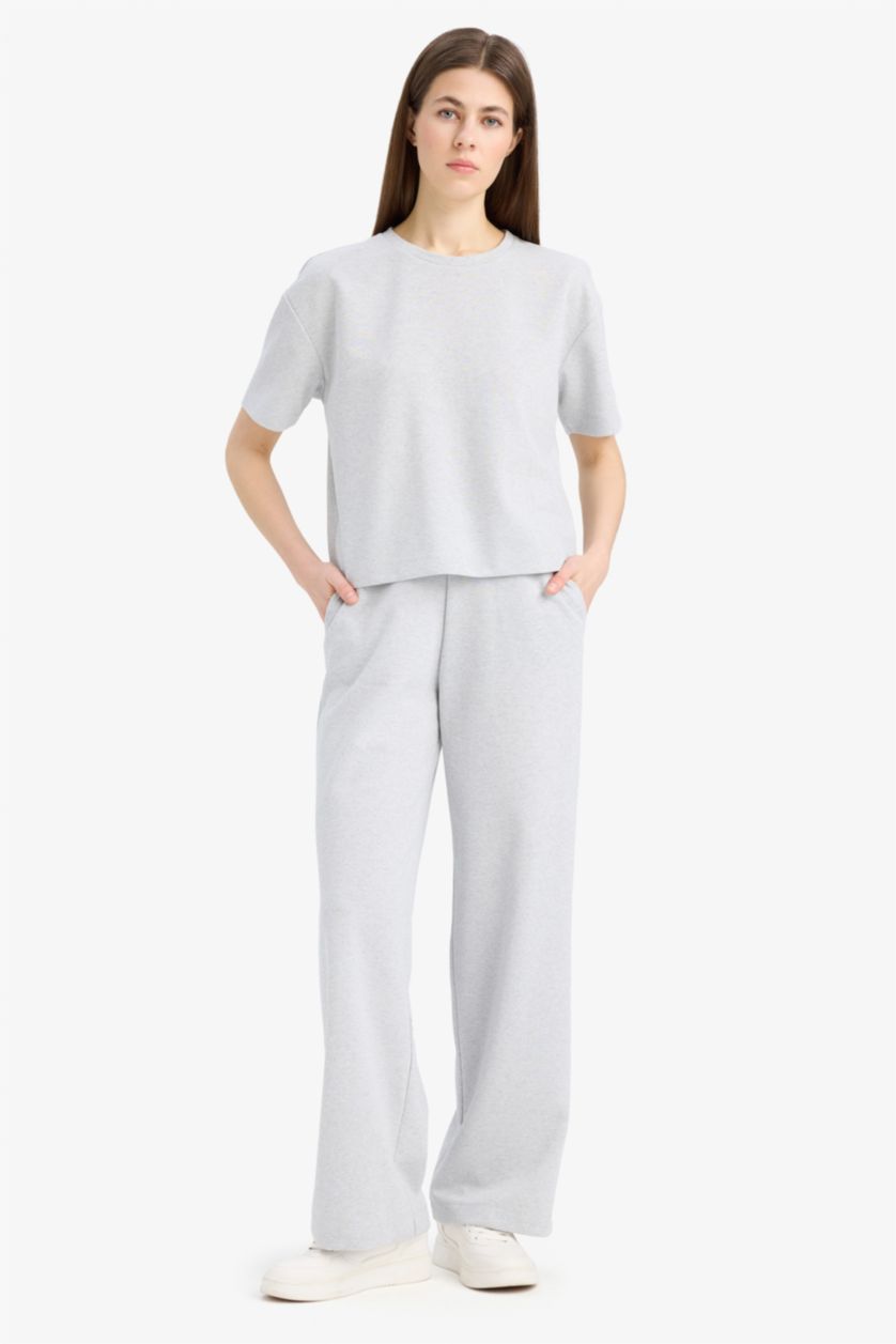 WOMAN Grey Melange 2 piece Set