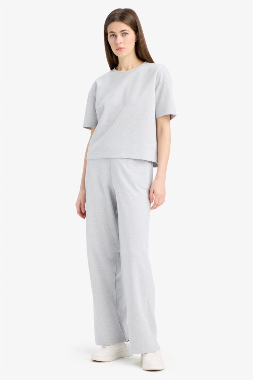 WOMAN Grey Melange 2 piece Set