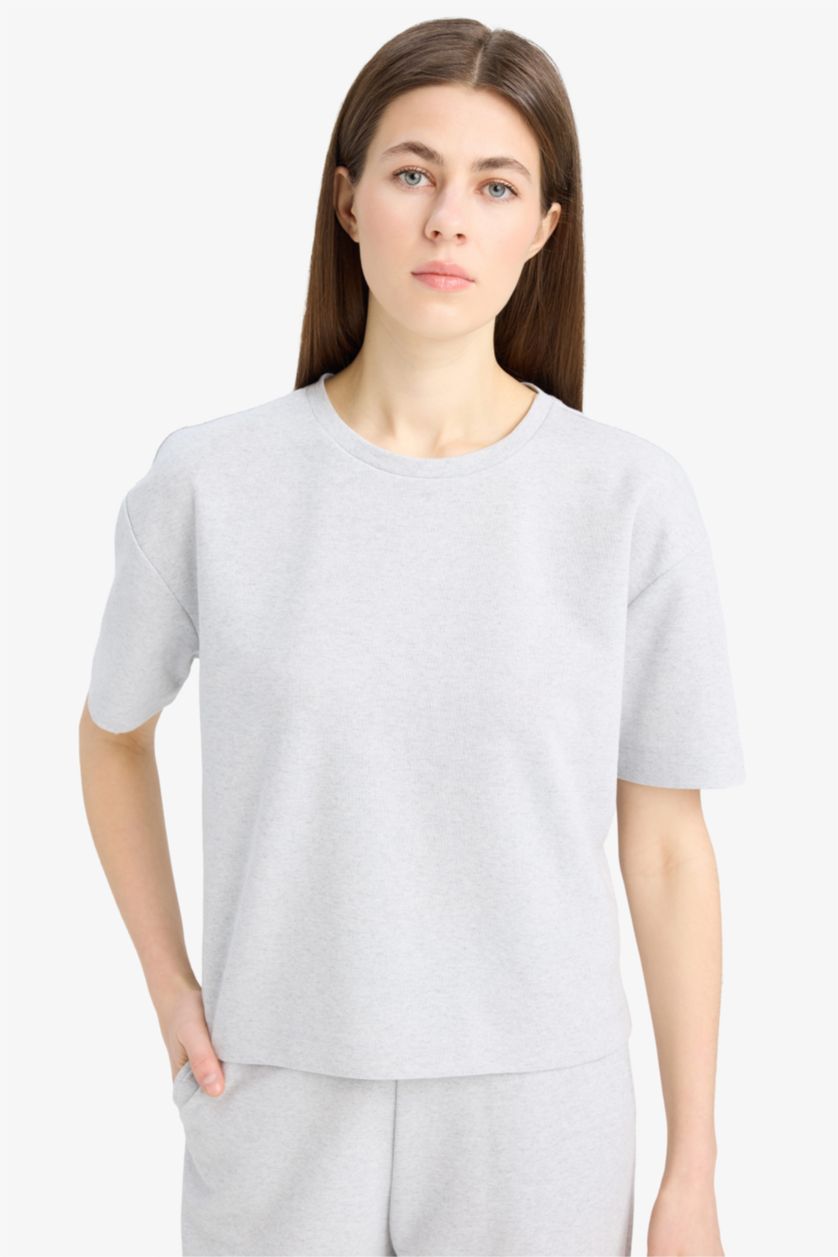 WOMAN Grey Melange 2 piece Set