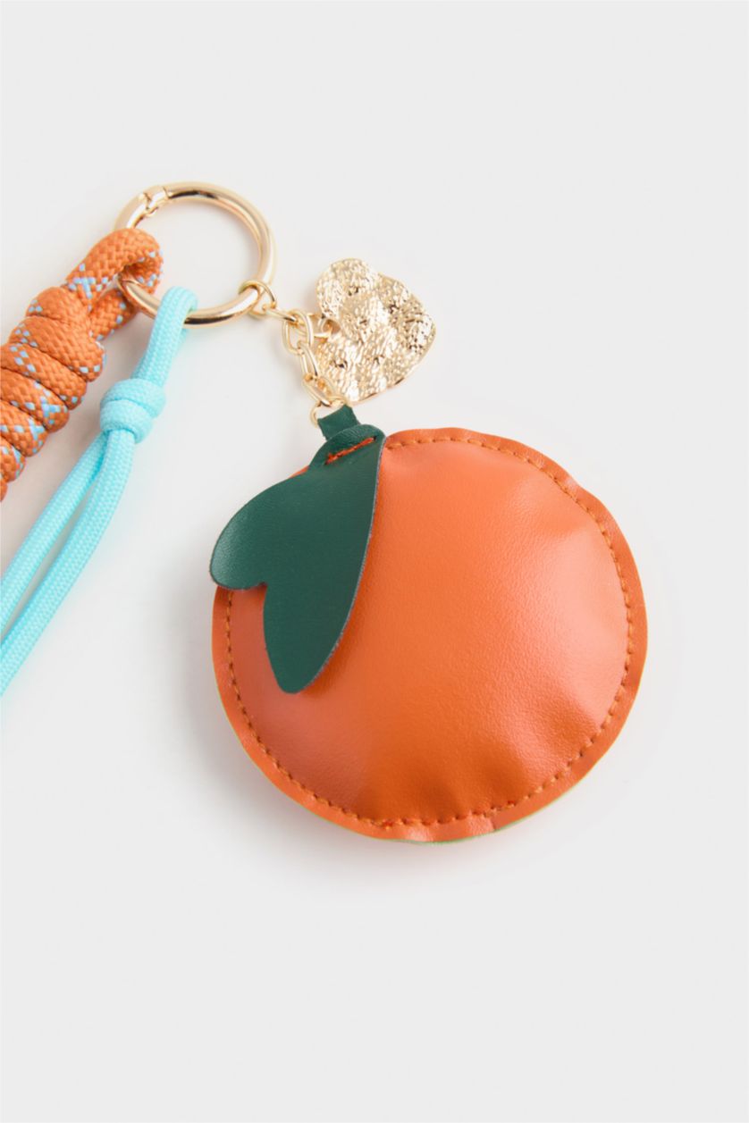 Kadın Karma Kadın Portakal Motifli Charm Anahtarlık