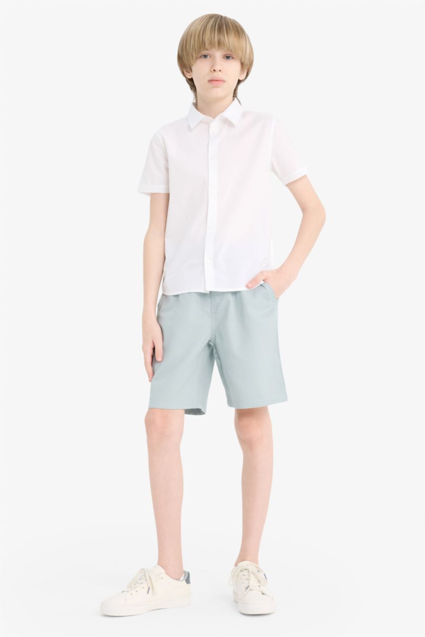 BOYS & TEENS Grey Boy Regular Fit Shorts