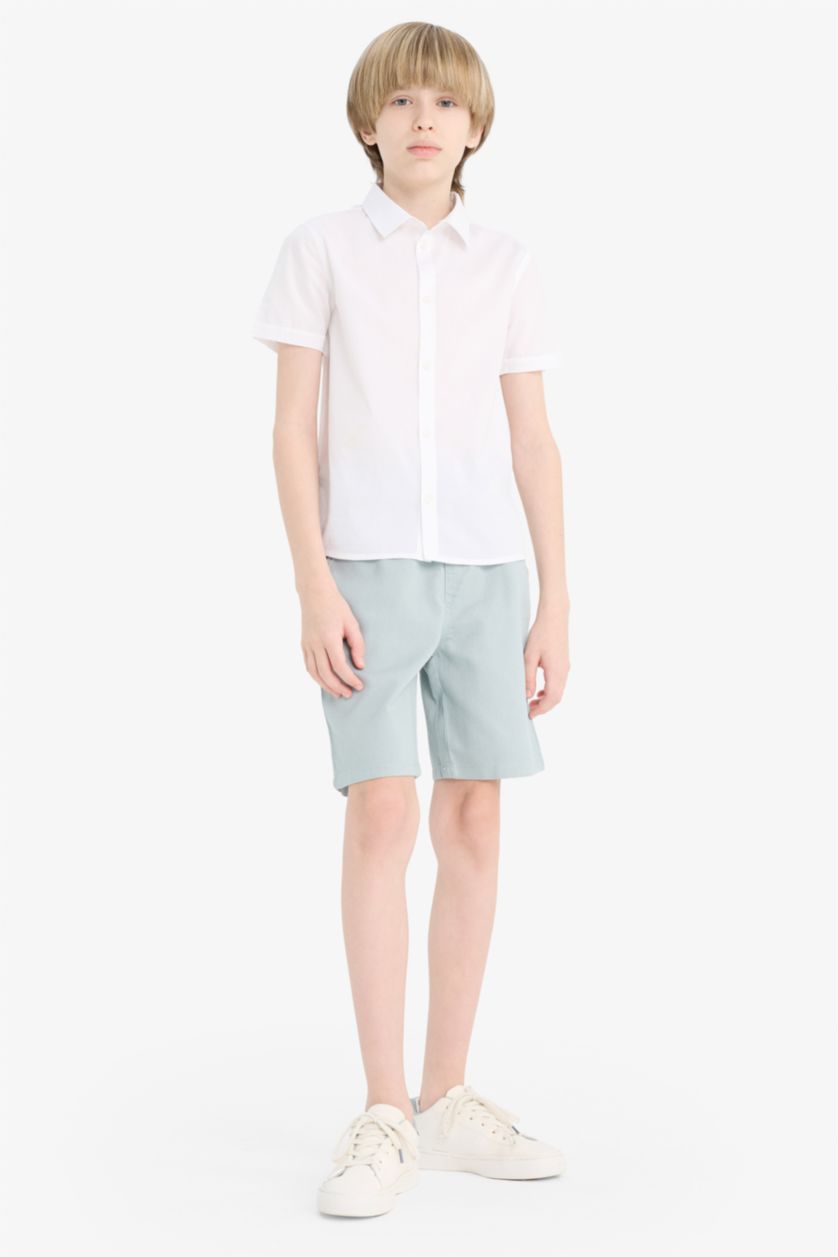 BOYS & TEENS Grey Boy Regular Fit Shorts