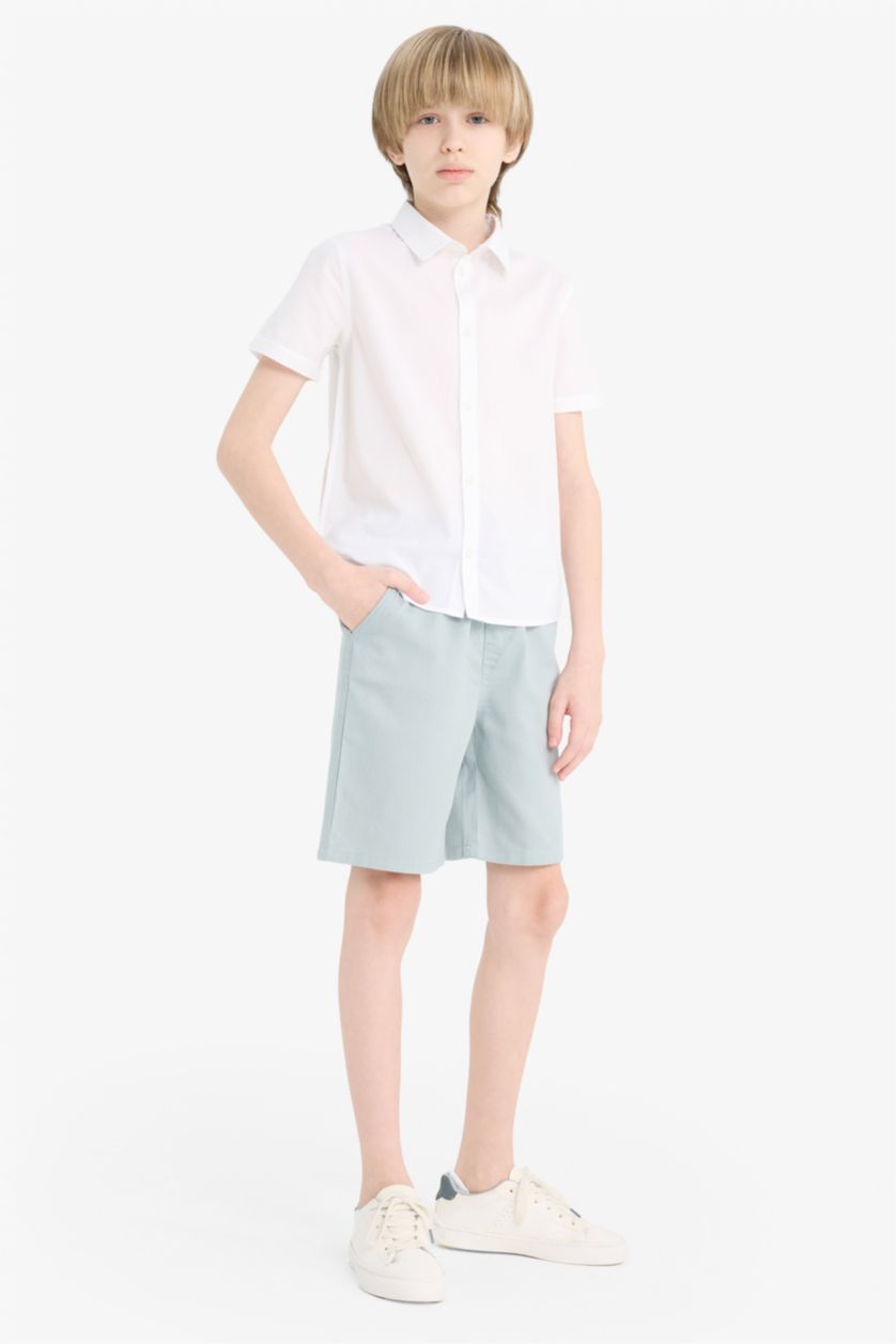 BOYS & TEENS Grey Boy Regular Fit Shorts