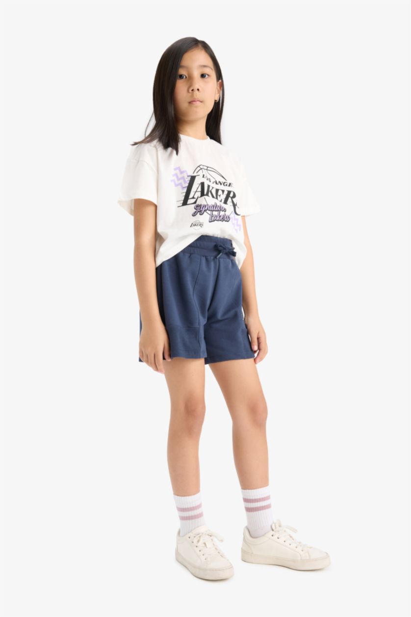 GIRLS & TEENS NAVY Girl NBA Los Angeles Lakers Shorts