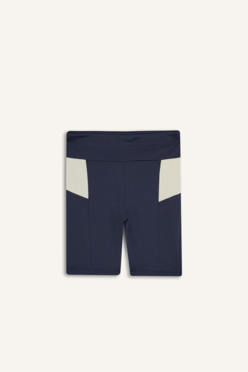 Kız Çocuk - Genç Kız Lacivert Kısa BoyTayt Kız Çocuk