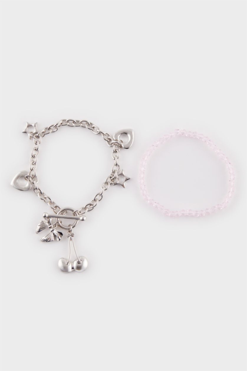 Kadın Gümüş Kadın 2'li Silver Bileklik