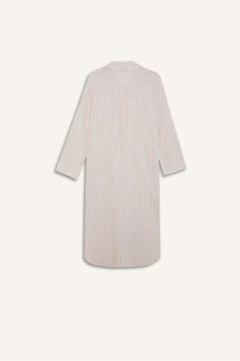 نساء بيج فستان بحر قطن قصة عادية من Fall in Love