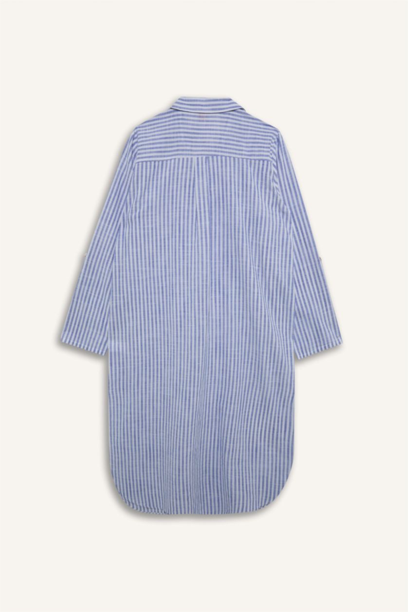 Women Dark Blue Regular Fit Beachwear