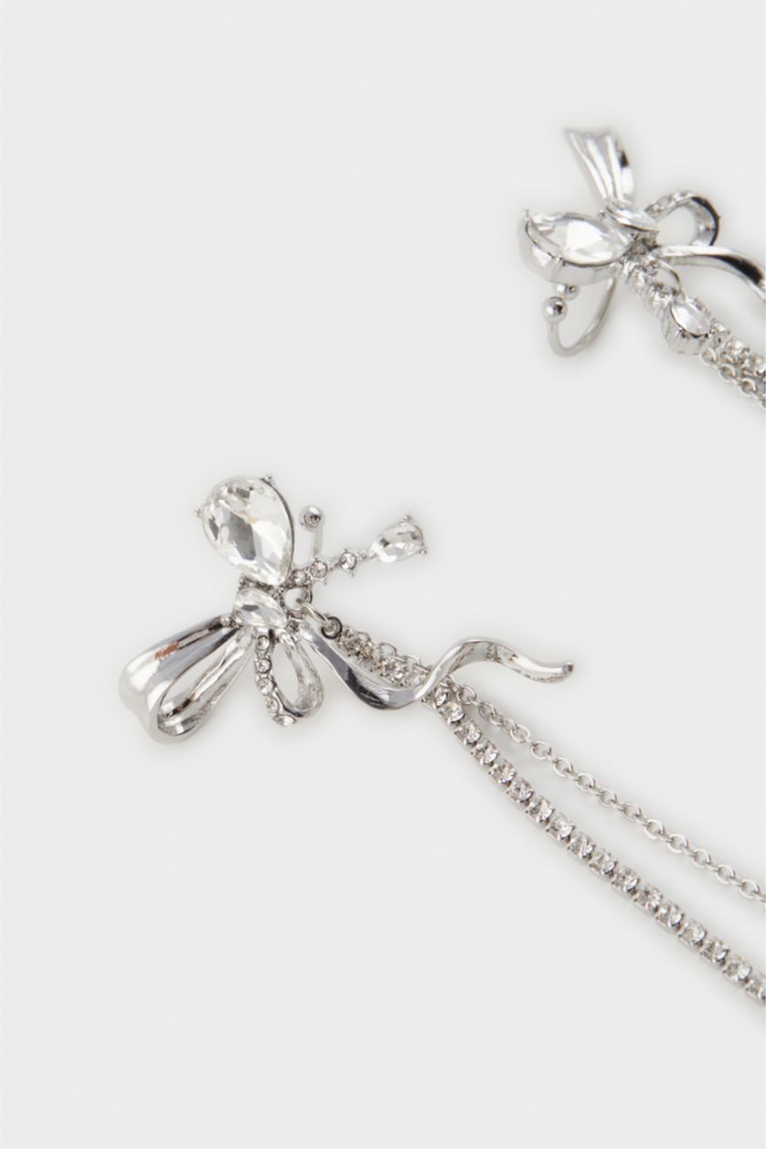 Woman Gümüş Woman Silver Dangle Earrings