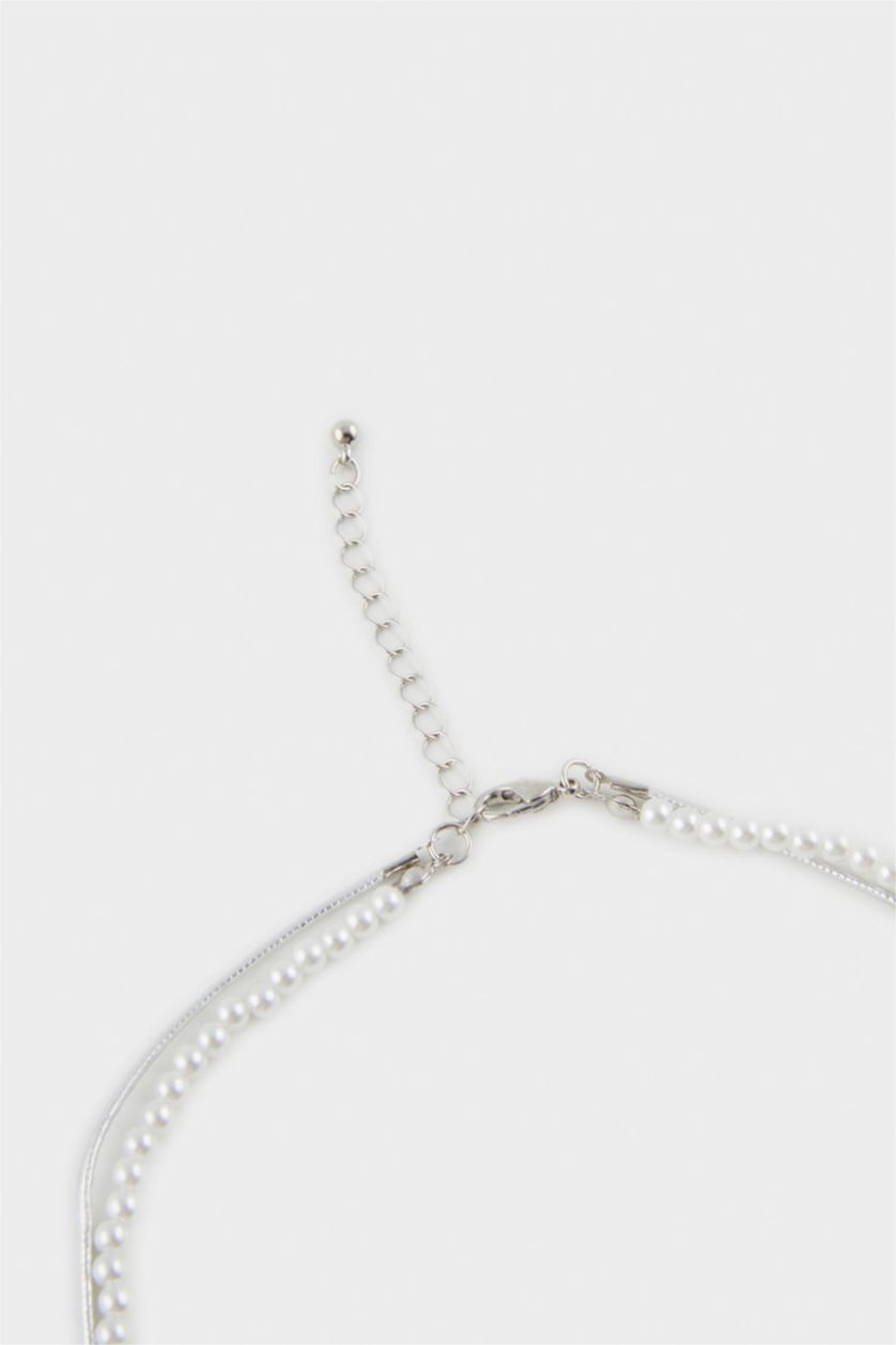 Woman Gümüş Woman Silver Necklace