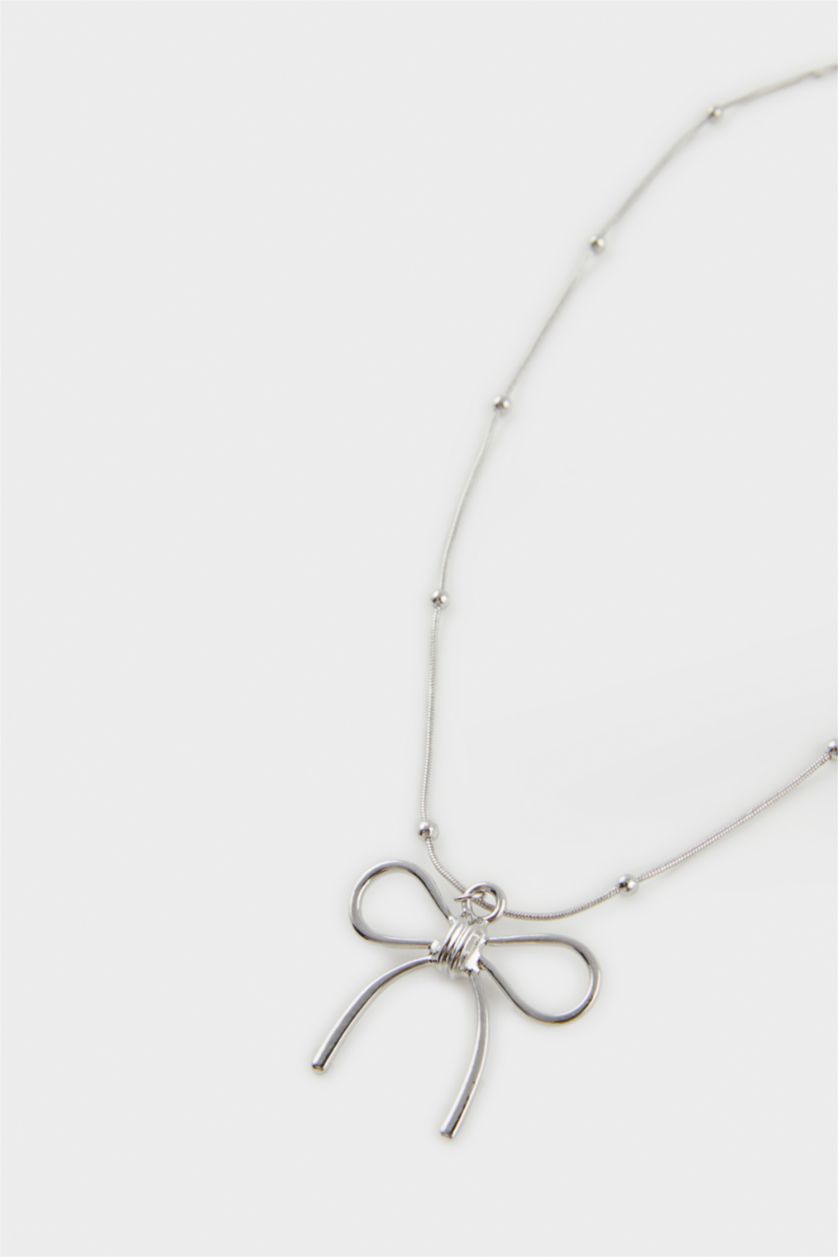 Woman Gümüş Woman Silver Necklace