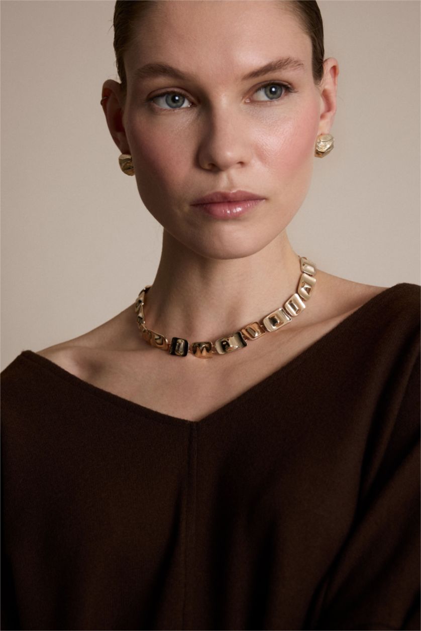 FEMME Altın Collier doré pour femme