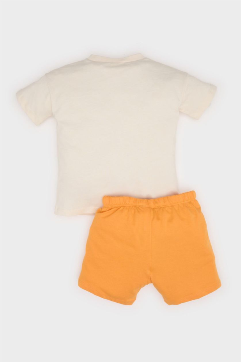 BABY BOY Light Stone Baby Boy Ball Printed 2 Piece Set