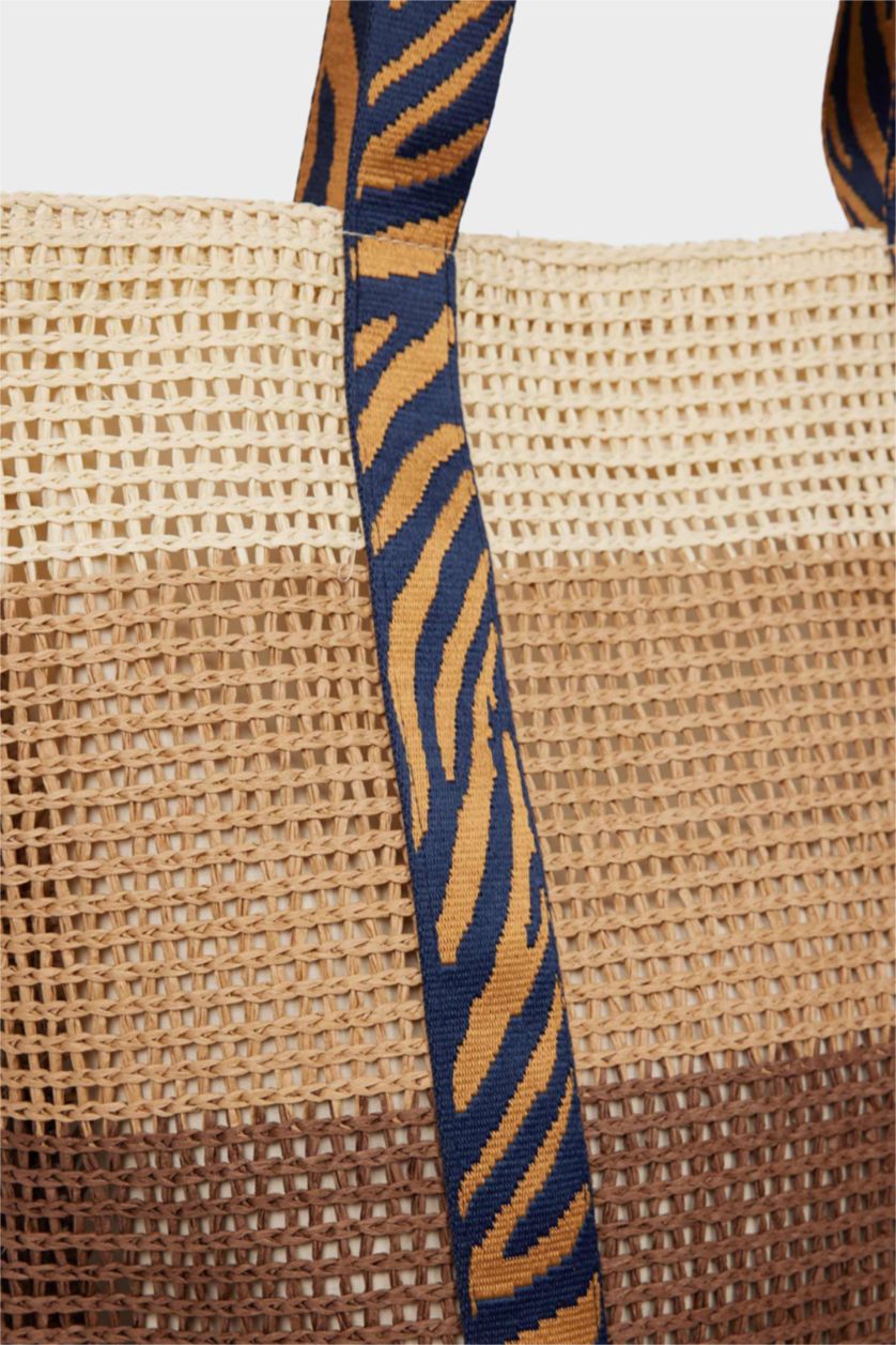 Әйелдерге Қоңыр Әйелдерге жағажай сөмкесі