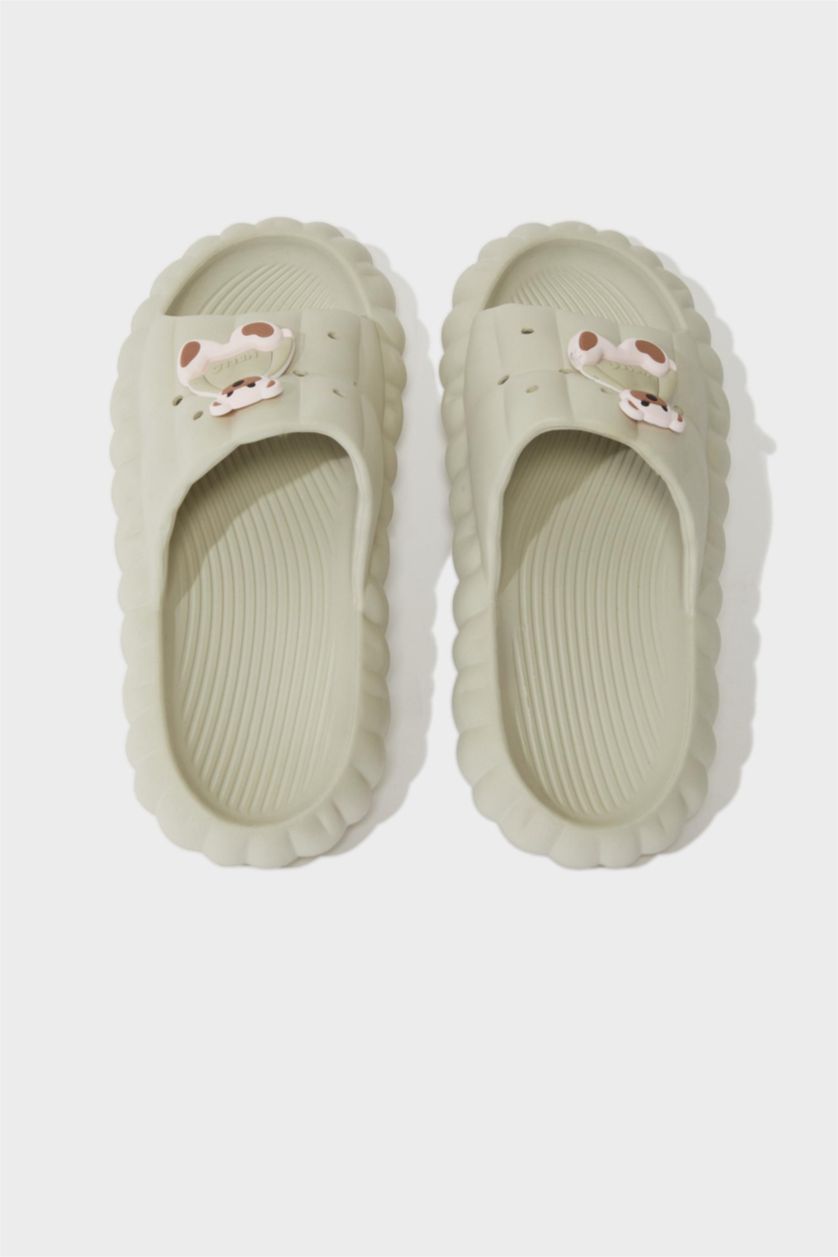 Kadın Taş Kadın Düz Taban Tek Bantlı Eva Terlik