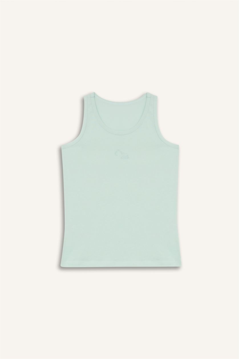 BOYS & TEENS White Boy Patterned 2 Piece Undershirts