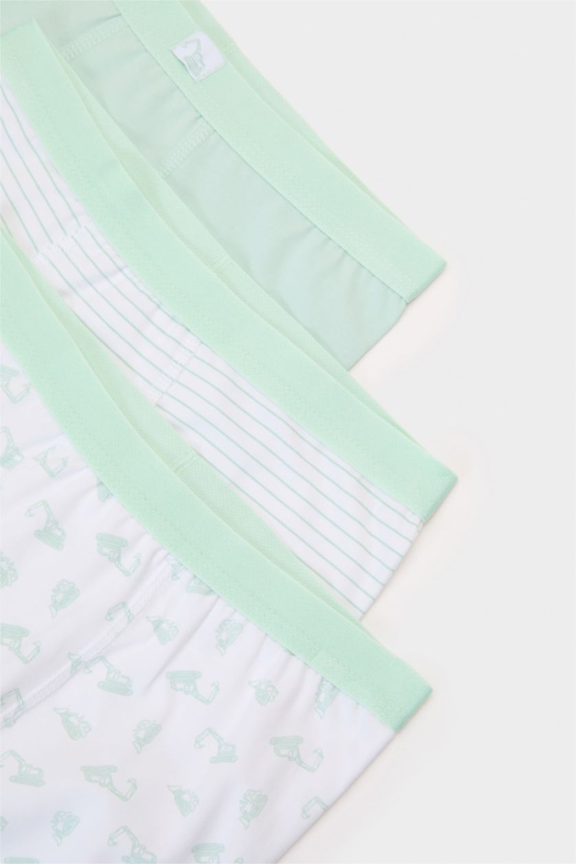 Boys & Teens White Boy Patterned 3 Piece Boxers