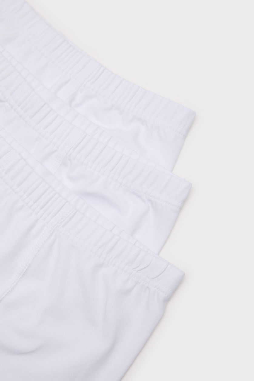 Мальчики и подростки Белый Боксеры для мальчиков, 3 пары