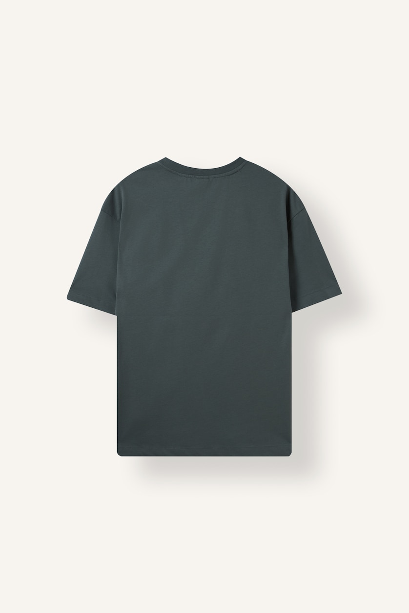 Man Green Oversize Fit Short Sleeve T-Shirt