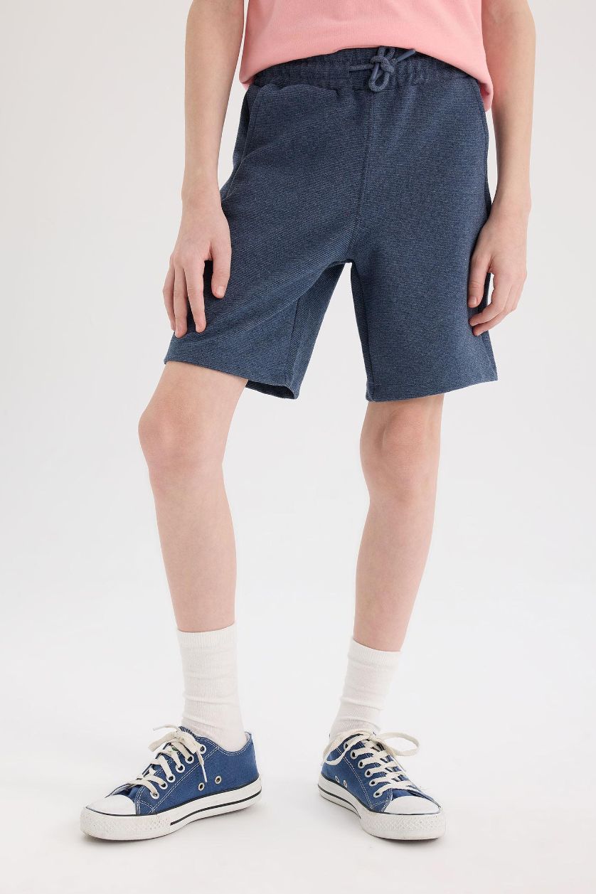 Boys & Teens Indigo Melange Boy Shorts