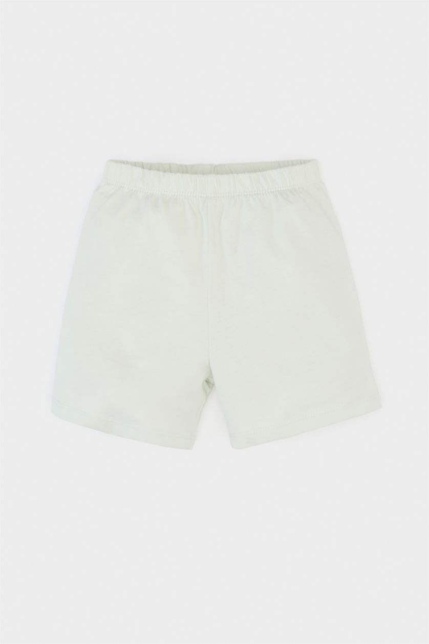 Erkek Bebek Açık Mint Disney Lion King 2'li Takım Kısa Kollu Tişört Beli Lastikli Şort Erkek Bebek